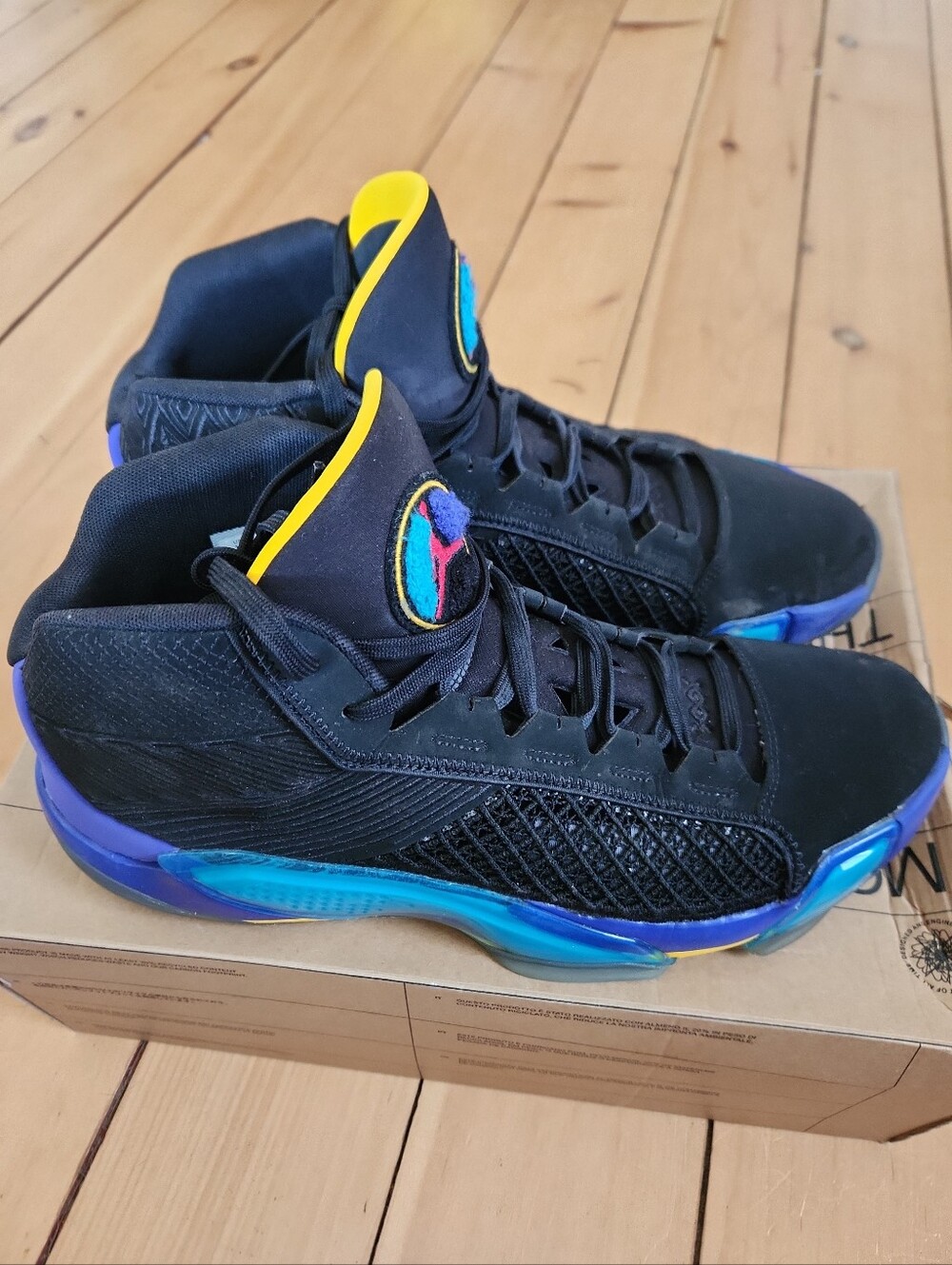 Size 14 - Air Jordan 38 Aqua - DZ3356-001 With Box